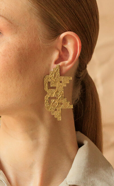 INTERWOVEN HERITAGE EARRINGS GOLD