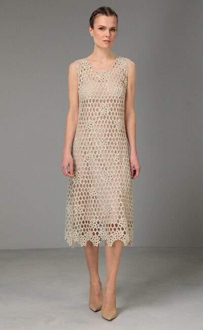 EXCLUSIVE PEARL EMBROIDERY DRESS