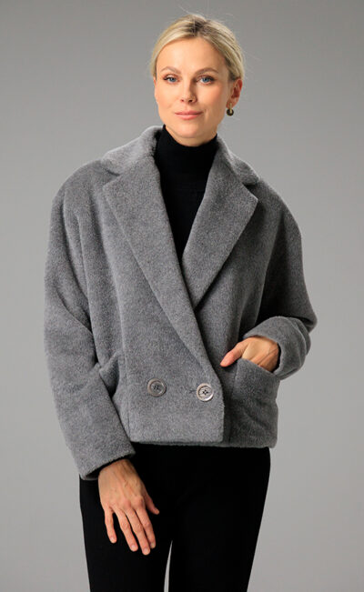 BABY LAMA JACKET ADELHEID GRAY