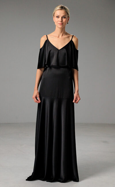 ELEGANT MAXI DRESS BELLA BLACK