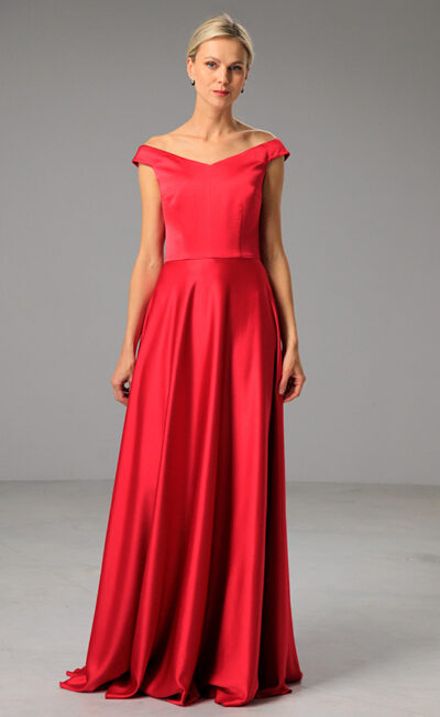 ELEGANT MAXI DRESS RUBI RED