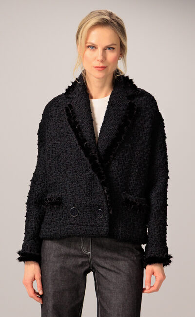WOOL JACKET ADELHEID BLACK