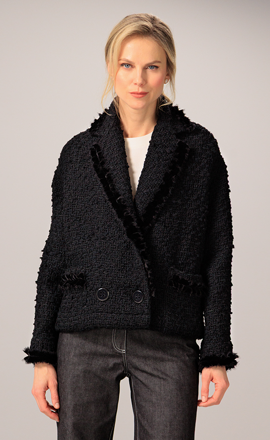WOOL JACKET ADELHEID BLACK