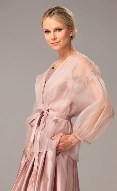 ORGANZA JACKET VIVIENNE PINK