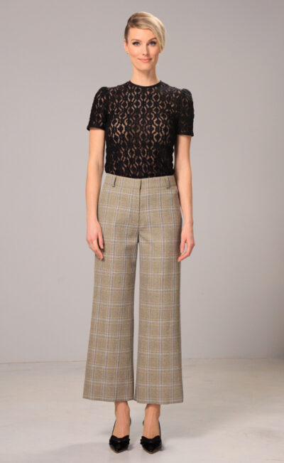 WOOL PANTS HILDE CHECKERED