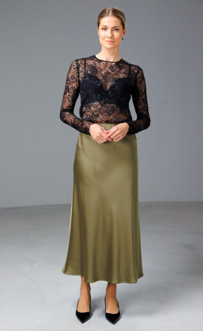 SKIRT MATILDA OLIVE GREEN