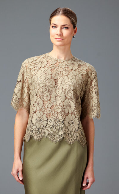LACE TOP KATI BEIGE